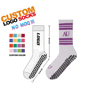 Calcetines deportivos resistentes al desgaste antideslizantes OEM de alta calidad con logotipo personalizado, calcetines de baloncesto de algodón para hombre, sin pedido mínimo - Product Image 1