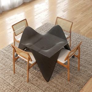 ML-WDT03 Mesa de Comedor y Café de Madera Moderna Paramétrica Personalizada, Muebles Ergonómicos de Alta Gama para el Hogar, Hotel y Entrada - Product Image 3