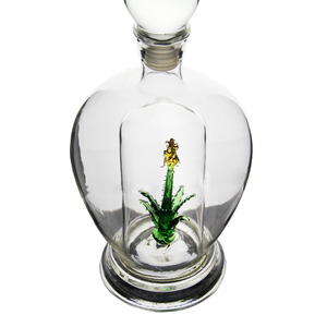 Hand Made Mouth Blown High Borosilicate Glass Empty De Botellas <strong>Reposado</strong> <strong>Tequila</strong> Whiskey Brandy Vodka Mexican Bottle - Product Image 2