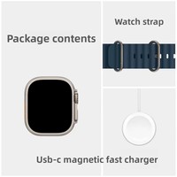 Apple Watch Ultra 3 49 mm avec GPS/Cellulaire, Ultra 3 de haute valeur prend en charge le GPS et les appels indépendants, communication par satellite