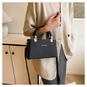 Nuevo bolso de mano de moda para mujer, bolso cruzado de hombro cuadrado pequeño texturizado con estilo para niñas, señoras, fiesta diaria, salida de trabajo - Product Image 3