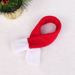 Hot Selling Eco-Friendly Double Velvet Animal Scarf Tie Fleece Collar Winter Spring Pet Clothing Accessories Customized Color - Product Image 5