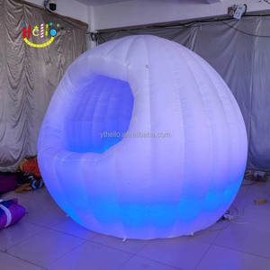 <span class=keywords><strong>Cabina</strong></span> de <span class=keywords><strong>DJ</strong></span> redonda portátil con luz Led grande para escenario, <span class=keywords><strong>cabina</strong></span> hinchable para <span class=keywords><strong>DJ</strong></span> - Product Image 5