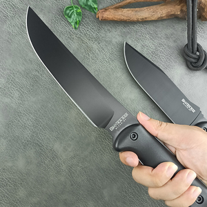 Couteau à lame fixe NEW <span class=keywords><strong>KB</strong></span> BK2/5/7/16, couteau de camping en plein air, lame 8Cr13Mov, manche en fibre de nylon, outil de survie, de randonnée et de chasse EDC - Product Image 3