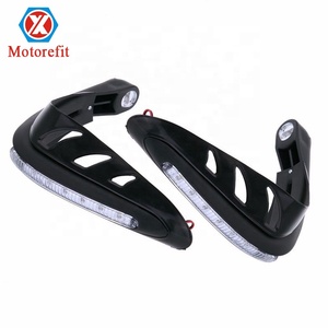 Motorefit <span class=keywords><strong>7</strong></span>/8 ''Gurads Tay Xe Máy Tay Bar DC 12V LED Bật Tín Hiệu Trắng ABS <span class=keywords><strong>Handguard</strong></span> Cho Xe Máy - Product Image 2