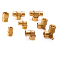Raccord de manchon de raccord coulissant PEX couleur laiton fournisseur OEM pour tuyau PEX
