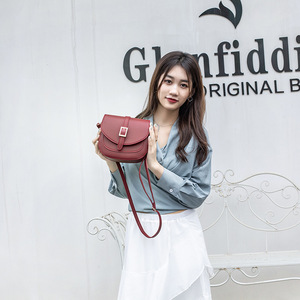 Bolsa de sillín, versión coreana minimalista, tendencia de moda, bolso de hombro individual, cuerpo cruzado, billetera cero para teléfono móvil de <span class=keywords><strong>mujer</strong></span> - Product Image 5