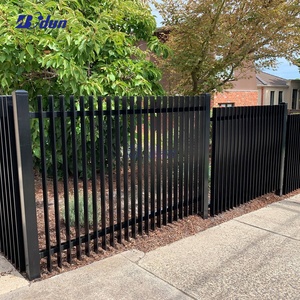 Clôture de sécurité <span class=keywords><strong>verticale</strong></span> Bodun en aluminium de haute qualité pour jardin, avec lames décoratives et poteaux, idéale pour <span class=keywords><strong>portail</strong></span>. - Product Image 1