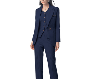 Costumes de tailleur pour femmes, taille haute, costumes d'affaires, personnalisation, vestes et pantalons pour femmes - Product Image 4