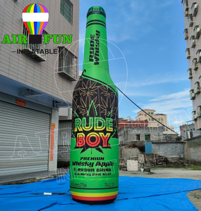 AIRFUN Globo publicitario inflable Gigante LED Botella de cerveza inflable Botella de vino Botella de <span class=keywords><strong>whisky</strong></span> inflable - Product Image 1