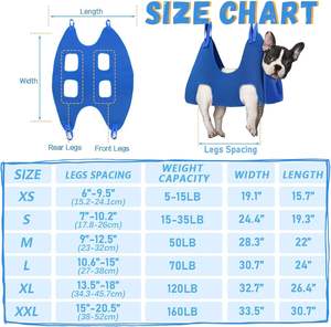 Tempat tidur gantung kecantikan anjing, tempat tidur gantung perawatan anjing kucing, handuk tempat tidur gantung pemangkas kuku, tempat tidur gantung - Product Image 4