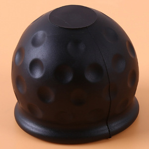 Black Rubber <b>Trailer</b> Ball Cap <b>Cover</b> 50mm Universal Protector For <b>Trailer</b> Accessories - Product Image 4