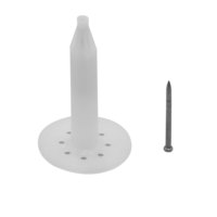 Ancrage de bouchon mural en plastique personnalisé clous de chevilles d'isolation pour cloisons sèches en HDPE clous d'ancres clou d'isolation de fixation