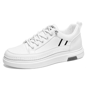2025 Spring/Summer Men's <b>Shoes</b> New Breathable Leather Sneakers Flat <b>Slip</b>-on Casual <b>Shoes</b> - Product Image 4