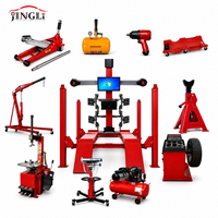 Ensemble d'équipements de garage tout-en-un certifié CE : Pont élévateur 4T, 5T, 6T à 4 poteaux et Machine d'alignement 3D des roues - Offre combinée