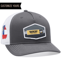 OTTO CAP 5 Panel de alta corona de espuma de poliéster frente de malla trasera gorra de camionero para hombres y mujeres bordado Logo ajustable al aire libre sombrero de malla