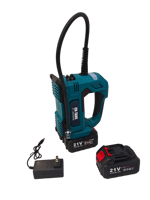 21V Brushless Battery-Powered Cordless Air Pump Fast Inflator & Deflator for Vehicle Tires Camping Sports Equipment