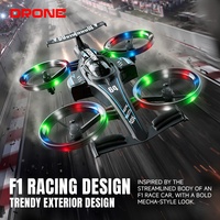 4DRC V64 Avion RC en forme de voiture à lancer à la main, 4 axes, avec lumières LED, maintien d'altitude, figures 3D, mini drone jouet pour enfant
