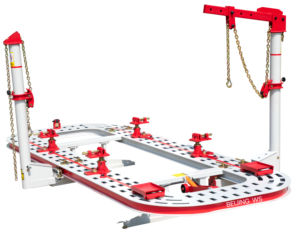 Machine de redressage de châssis automobile à cinq tours pour réparation de carrosserie et de châssis - Product Image 1
