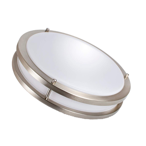 UL Approved 12'' 14'' 16'' Acrylic <strong>Ceiling</strong> <strong>Lamp</strong> Classic Brushed Nickel Flush Mount Hotels Bedroom Living Room Dining Switch - Product Image 1