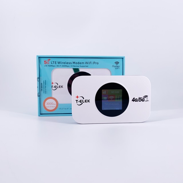 TM968 4G LTE Router LCD MINI WIFI Wireless Router 300Mbps New Model 3000mAh Hotspot Wifi with SIM Card Slot T-elek 2024