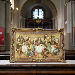 Globo d'<span class=keywords><strong>Acqua</strong></span> con Statua 3D dell'Ultima Cena, 42 Pollici, Nuovo Design in Resina Durevole, Decorazione Natalizia per Casa, Regalo, Set Presepe - Product Image 4