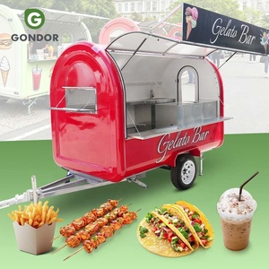 Carrello Mobile per Birra, Cibo, Feste, Panetteria, Bar di Bevande Gassate, Rimorchio per Ghiaccio Tritato, Negozio al Dettaglio - Product Image 1