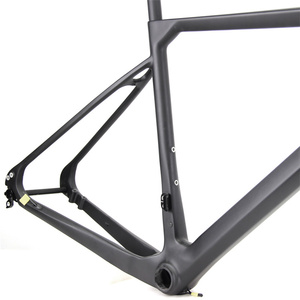 <span class=keywords><strong>Cadre</strong></span> de vélo de gravier en fibre de carbone Lightcarbon, 700*41C ou 650B*1.9'' <span class=keywords><strong>Cadre</strong></span> de vélo de <span class=keywords><strong>route</strong></span> en carbone / <span class=keywords><strong>Cadre</strong></span> de vélo de gravier + Fourche - Product Image 5