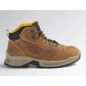 DIADORA UTILITY - 701.177654-30050/40 Chaussure marron foncé haute sécurité en cuir nubuck italien hydrofuge S3 SRC - Product Image 1