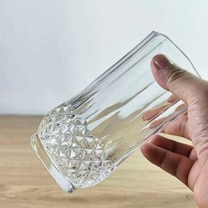 Whiskey Glass Cup Diamond Pattern Cocktail Glass Modern Minimalist Design for <strong>Bar</strong> Use Juice Milk Beer <strong>Breakfast</strong> Applications - Product Image 3