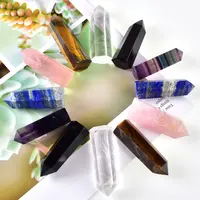 Crystal Crystals Wholesale 5-6cm Natural Amethyst Point Crystal Wand Point Crystals Healing Stones Rose Quartz Crystal Tower