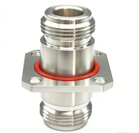 Adaptateur coaxial RF haute fréquence N-KFKG, connecteur coaxial à ondes millimétriques, connecteur à ondes millimétriques en acier inoxydable