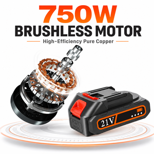 Mini <span class=keywords><strong>tronçonneuse</strong></span> sans fil de 6 pouces, 21V, <span class=keywords><strong>tronçonneuse</strong></span> électrique portative avec 2 batteries - Product Image 3