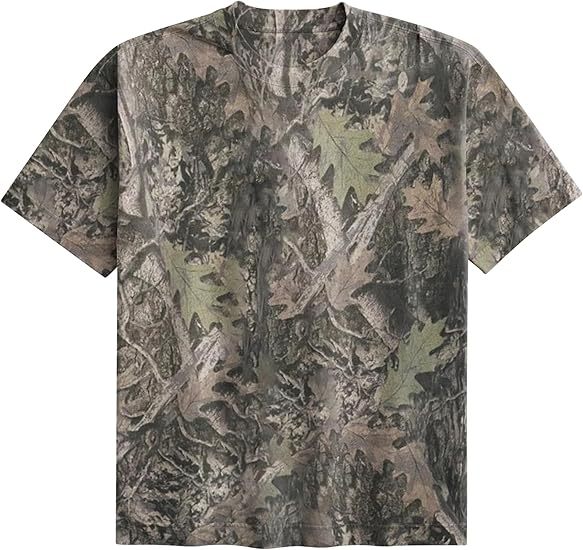 Women’s Camo T-Shirt – Maple Leaf Print Short Sleeve Tee For Streetwear & Casual Outfits - View #3
