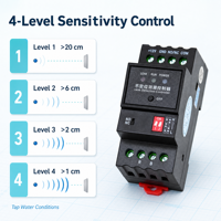 Controlador de Detección de Fugas de Agua Speed RS485 Modbus, Alarma de Fugas de Líquido Sin Localización, Riel DIN, Centro de Datos, Sala de Servidores