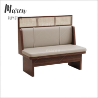 Meilleures ventes : Banc en cuir, Table et chaise en bois massif pour restauration rapide, Ensemble de meubles avec chaise en rotin, Table et chaise pour café et restaurant