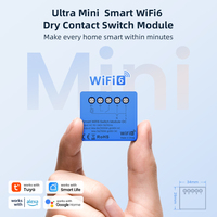 Módulo de Interruptor Inteligente WiFi 6 Tuya Smart Life OEM/ODM WSM20-DC, Control por Voz con Alexa y Google Home, 110-240V, Temporizador DIY
