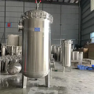 Industrial chemical filtration equipment quick open multi-bag filter housing