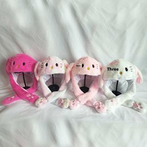 Vente en gros d'<span class=keywords><strong>oreilles</strong></span> de lapin Douyin Chapeau à <span class=keywords><strong>oreilles</strong></span> mobiles Jouet en coton polyester pour enfants Style de décrochage du marché de nuit Fonction de soulagement du stress - Product Image 4