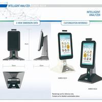Nouvel appareil intelligent de surveillance de la santé par IA avec caméra 5MP, microphone, moniteur de fréquence cardiaque SpO2, connectivité API AIMDS-B224 pour les entreprises