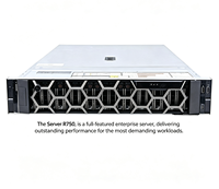 Serveur d'occasion R750 DDR4 RAM Xeon haute performance pour la virtualisation, applications critiques d'entreprise, calcul de base de données, rack 64 Go 1,2 To