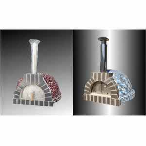 Four d'extérieur en acier inoxydable à granulés de charbon de bois Fours à pizza à vendre - Product Image 1