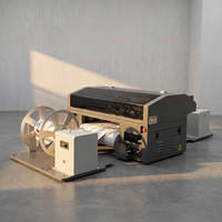 Imprimante numérique UV à double tête I3200 pour étiquettes en rouleau, machine d'impression jet d'encre pour cuir, toile, film PP, autocollants, impression industrielle