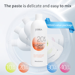 Tinte de salón profesional Color de tinte bajo en amoníaco 6% 9% 12% 20 30 40 Vol Color crema permanente peróxido desarrollador oxidante para el cabello - Product Image 5