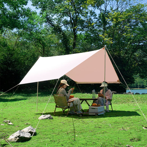 Carpa Inflable para 4 Estaciones con Toldo, Revestimiento de PU Oxford 210D, Impermeable, Gran Espacio, Refugio para Campamento al Aire Libre - Product Image 3
