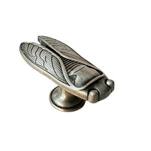 Perillas de metal para armario, perilla para cajón con mango de insectos - Product Image 1