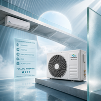 Climatiseur Split GrandCool sur Mesure 9000-36000 BTU A+++ R32 avec Compresseur Gree Midea, Refroidissement et Chauffage, Pièces Entièrement en Cuivre, CE