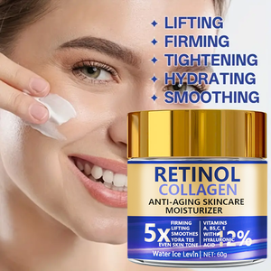 Crème hydratante pour le visage au rétinol et au collagène, marque privée OEM, 60 g, hydratant raffermissant anti-âge avec acide hyaluronique - Product Image 4
