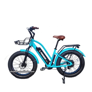 Vélo électrique Passion 24 pouces City 48V <span class=keywords><strong>Beach</strong></span> <span class=keywords><strong>Cruiser</strong></span> 7 vitesses avec batterie intégrée, pneus larges, freins à disque, cadre en aluminium pour femmes - Product Image 5
