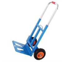 Carretilla de mano plegable de 200 kg, carro de jardín, carro utilitario, herramienta de transporte